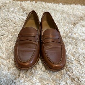 J Crew Leather Loafers Size 8